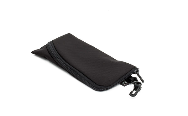 A Small Ghost Whale Pouch in Black 210 Ballistic.